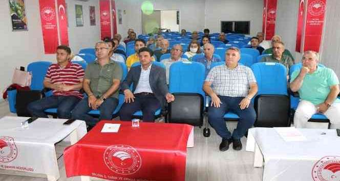 Yalovalı çiftçilere tarımda tasarruflu su kullanımı eğitimi