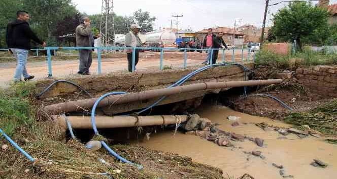 Selde zarar gören Koyunabdal Mahallesi’nde inceleme