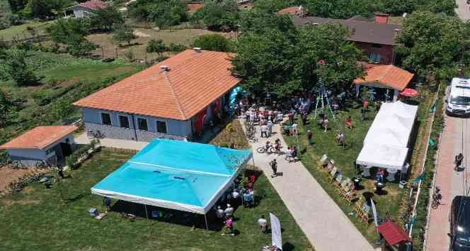 Mysia Yolları’nda Ertan Ayçetin Bisikletevi açıldı