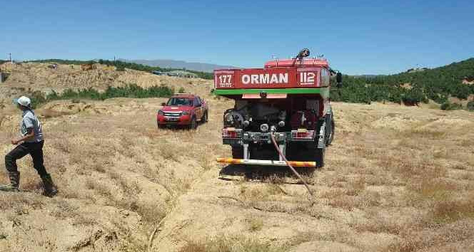 Bingöl’de orman yangını büyümeden söndürüldü