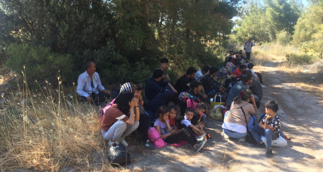 Çanakkalede bir haftada 657 düzensiz göçmen yakalandı