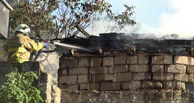 Tandırlık yangını korkuttu