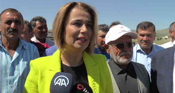 Nevşehir’de ilk hububat hasadını Vali Becel yaptı