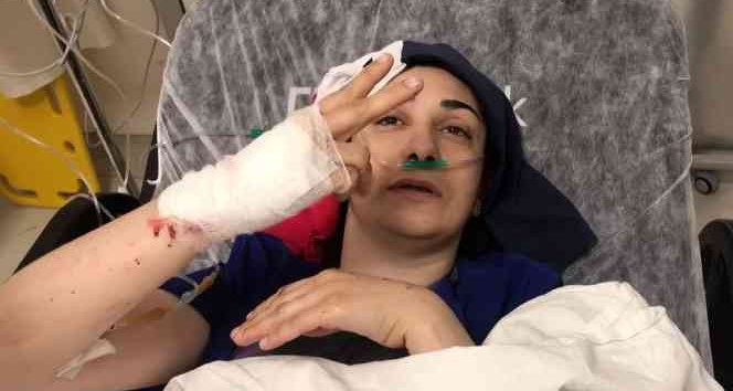 Korkunç kazayı işaret diliyle anlattı