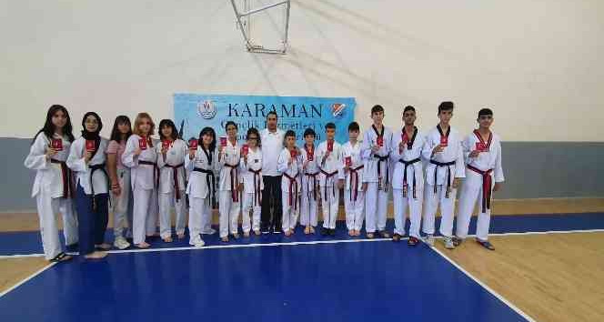 Nevşehirli 15 sporcu siyah kuşak oldu