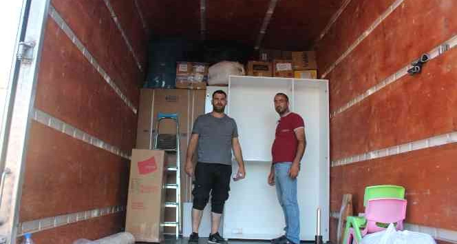 Bayram öncesi tayin olanların taşınma telaşı başladı