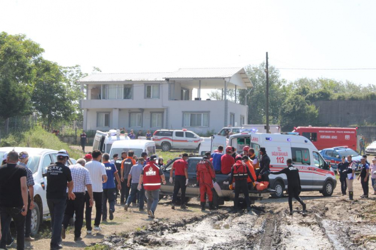 Kayıp operatörünün cesedi Düzce Devlet Hastanesi'ne kaldırıldı