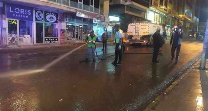 Cadde ve sokaklarda bayram temizliği başladı
