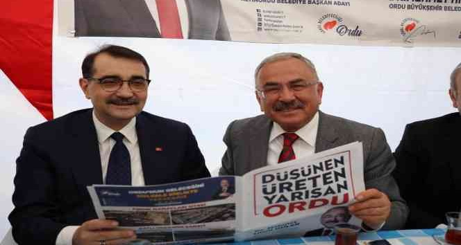 Enerji ve Tabii Kaynaklar Bakanlığından Ordu’ya asfalt bitüm malzemesi desteği