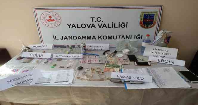 Yalova’da uyuşturucu operasyonunda 3 gözaltı