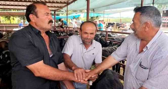Kurban pazarında kıran kırana pazarlıklar