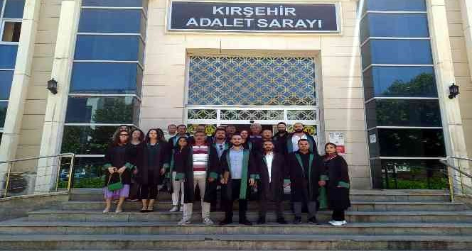 Kırşehir Barosu avukatları ölen meslektaşları için açıklama yaptı