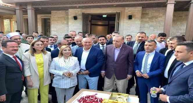 Cumhurbaşkanı Erdoğan, Muğla’da partililerle bayramlaştı