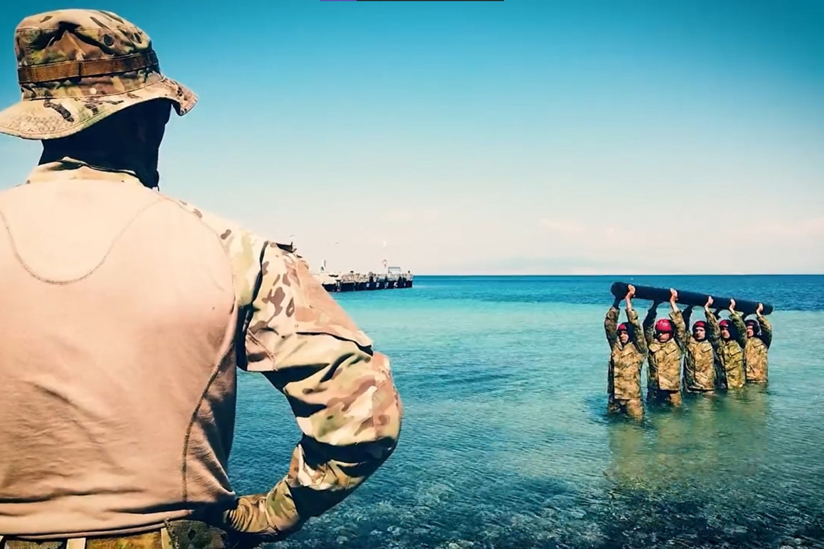 Türk ordusunun seçkin birliği SAT komandolarının zorlu eğitimleri devam ediyor