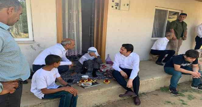 Bayramda şehit ailelerini ve gazileri unutmadılar