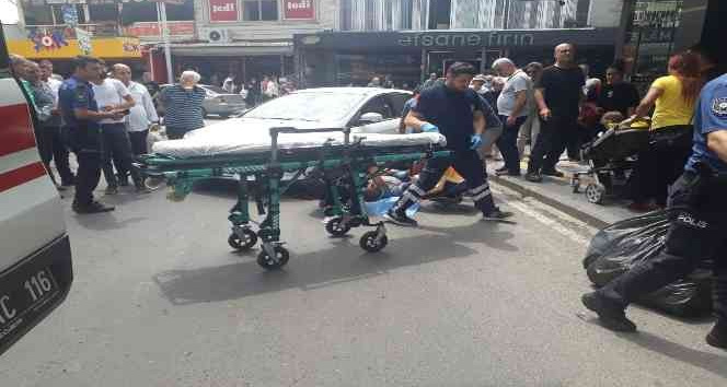 Yalova’da otomobilin çarptığı yaya yaralandı