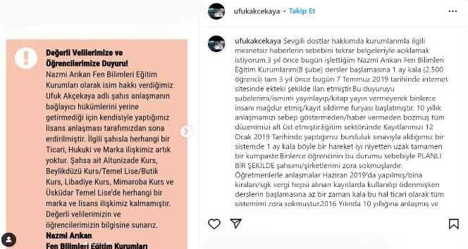 Tokatspor Kulübü Başkanı Ufuk Akçekaya, Arıkan’ın cinayeti şüphesiyle gözaltında