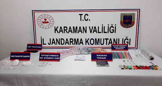 Karaman’da 1 kişi uyuşturucu ticareti yapmaktan tutuklandı