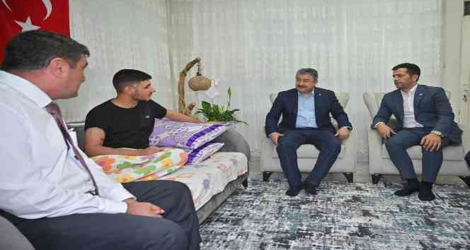 Vali Yılmaz’dan Pençe-Kilit operasyonu gazisine ziyaret