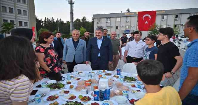 Şehit yakınları ve gazilerin adına onur yemeği düzenlendi