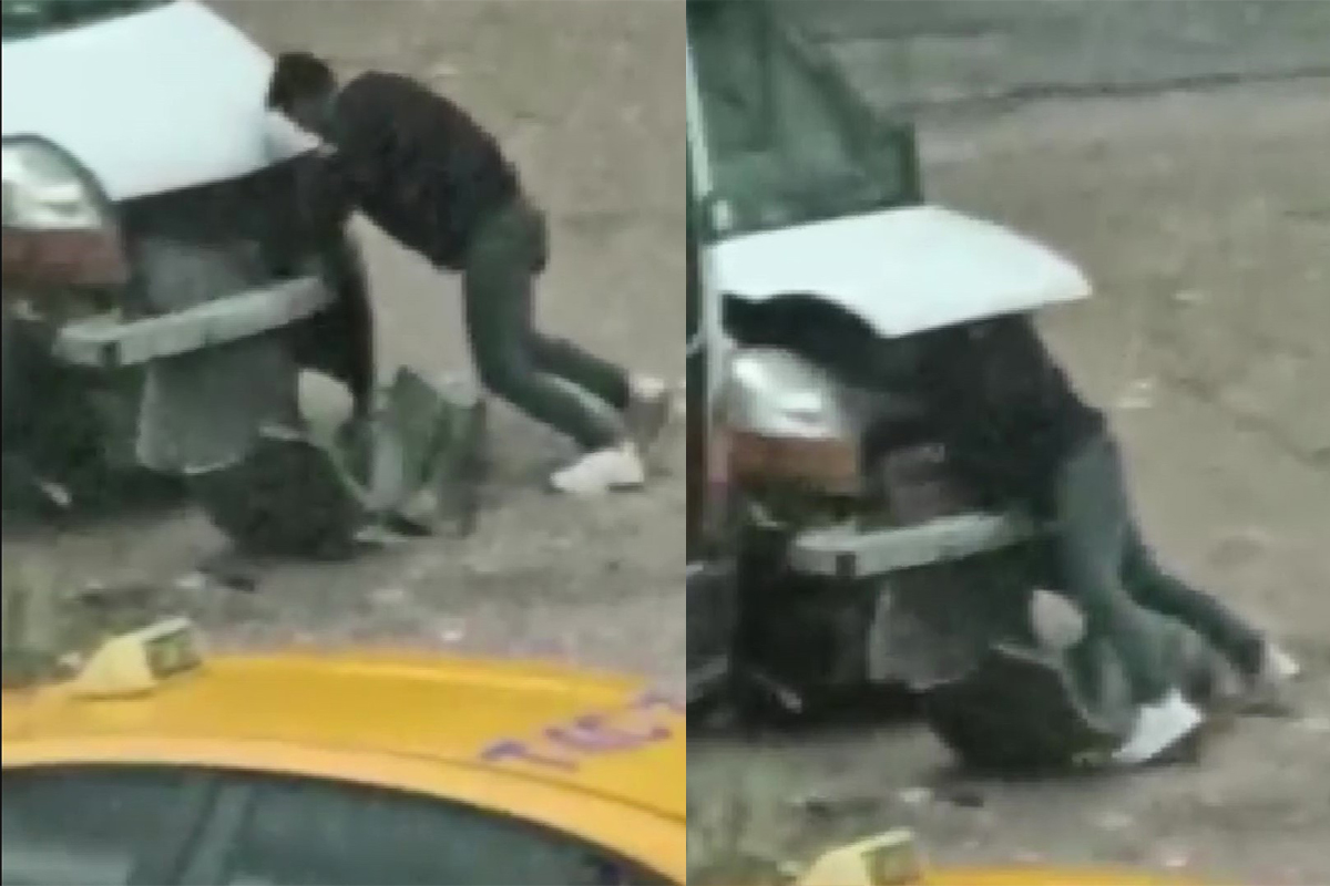 Pendik’te baba yadigarı aracı yağmaladılar