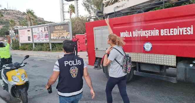 Bodrum’da korku dolu dakikalar