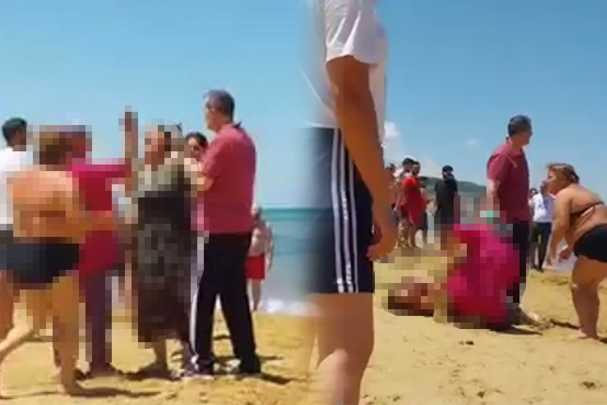 Sarıyer’de plajda korku dolu anlar: Kalp masajı yapılırken şoka giren anneyi tokatladı