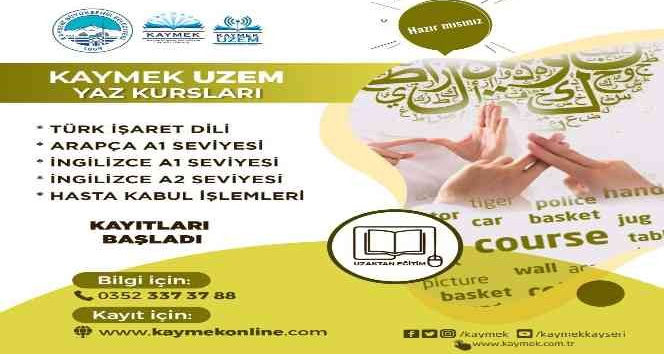 KAYMEK UZEM’in kurs kayıtları başladı