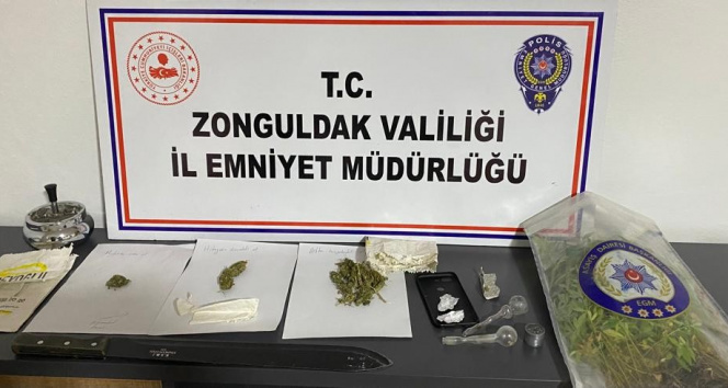 Zonguldakta uyuşturucu operasyonu: 1 kişi tutuklandı