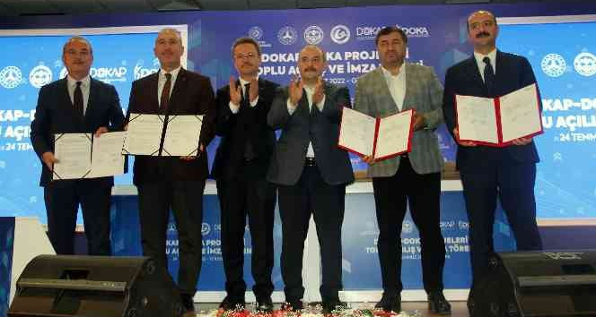 DOKAP ve DOKA projeleri toplu açılış ve imza töreni düzenlendi