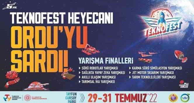 TEKNOFEST rüzgârı Ordu’dan devam edecek