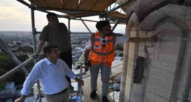 Vali Kırbıyık, Selimiye Camii’nde restorasyon çalışmalarını inceledi