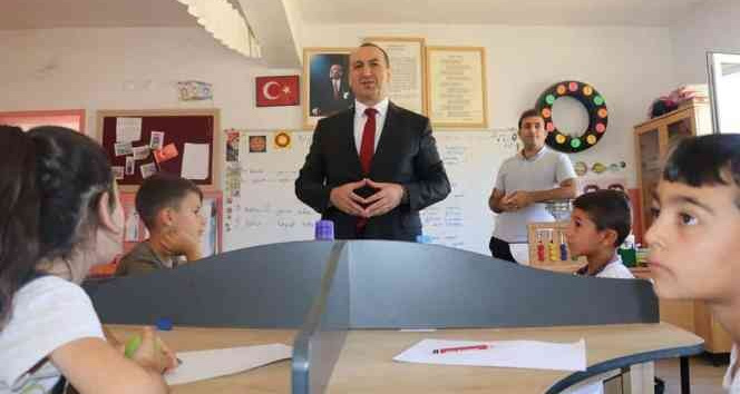 Bingöl Milli Eğitim Müdürü Halil Yücel destekleme kurslarında incelemelerde bulundu