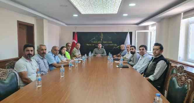 Hozat’ta orman yangınlarıyla mücadele toplantısı