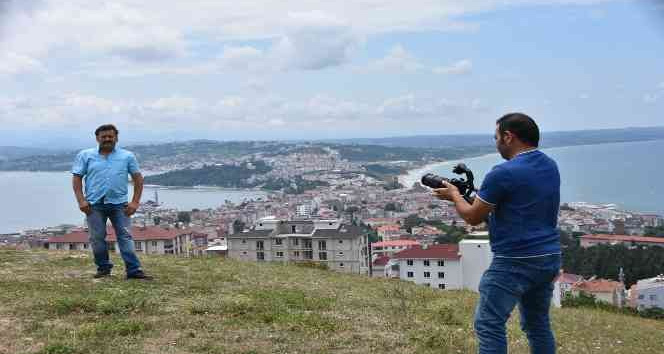 Sinoplu sanatçı Cemil Kaya’nın “Çangal Dağı” klibi Sinop’ta çekiliyor