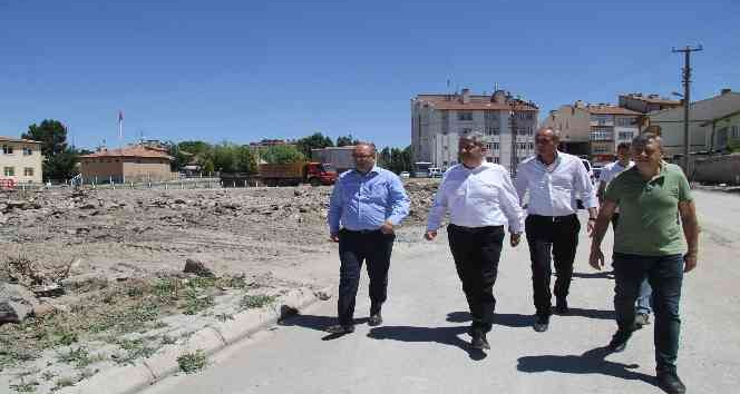 Bünyan’da pazaryeri ve terminal yapımı için altyapı çalışmaları başladı