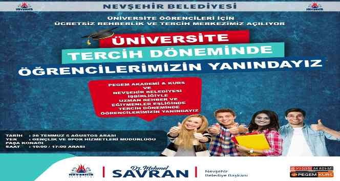 Üniversite adaylarına ücretsiz tercih danışmanlığı hizmeti