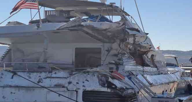 Bodrum’da kaçmaya çalışan lüks yat, ateş açılarak durduruldu
