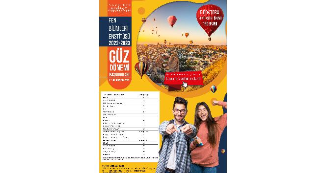 NEVÜ Fen Bilimleri Enstitüsü doktora ve yüksek lisans öğrencileri alacak