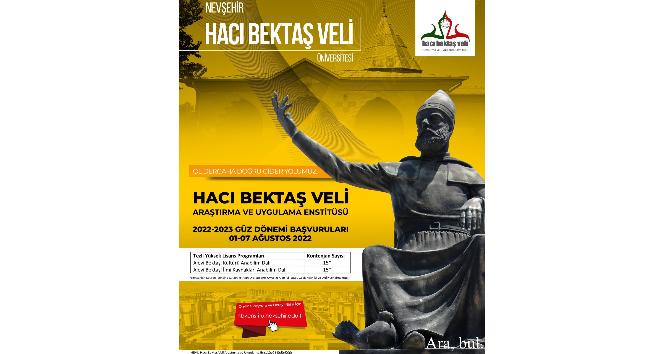 NEVÜ Hacı Bektaş Veli Araştırma ve Uygulama Enstitüsü Yüksek Lisans Öğrencisi Alacak