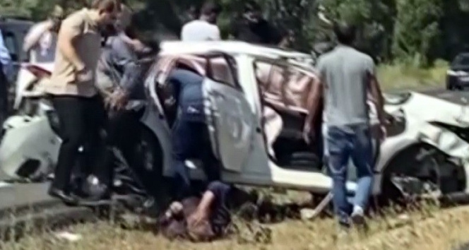 Erzurumda feci kaza: 1 ölü 3 yaralı