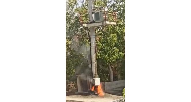 Batman’da elektrik trafosunda çıkan yangın paniğe neden oldu