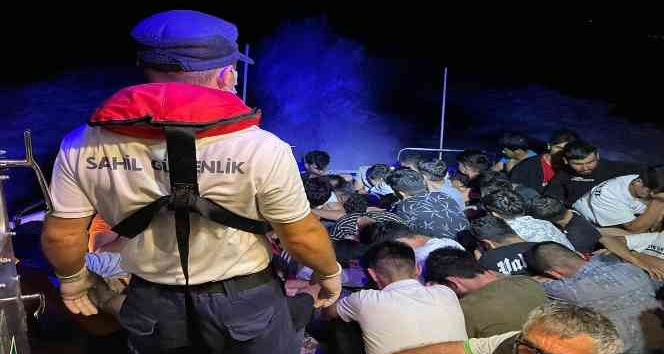 Datça’da ve Bodrum’da 98 göçmen kurtarıldı
