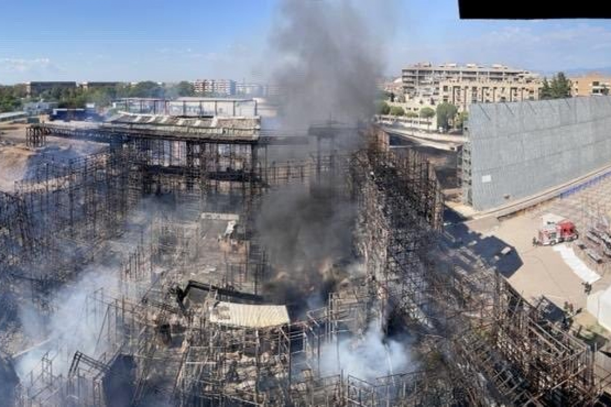 İtalya'daki dünyaca ünlü film stüdyosu Cinecitta’da yangın