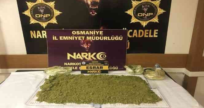 Osmaniye’de uyuşturucu operasyonlarına 4 tutuklama