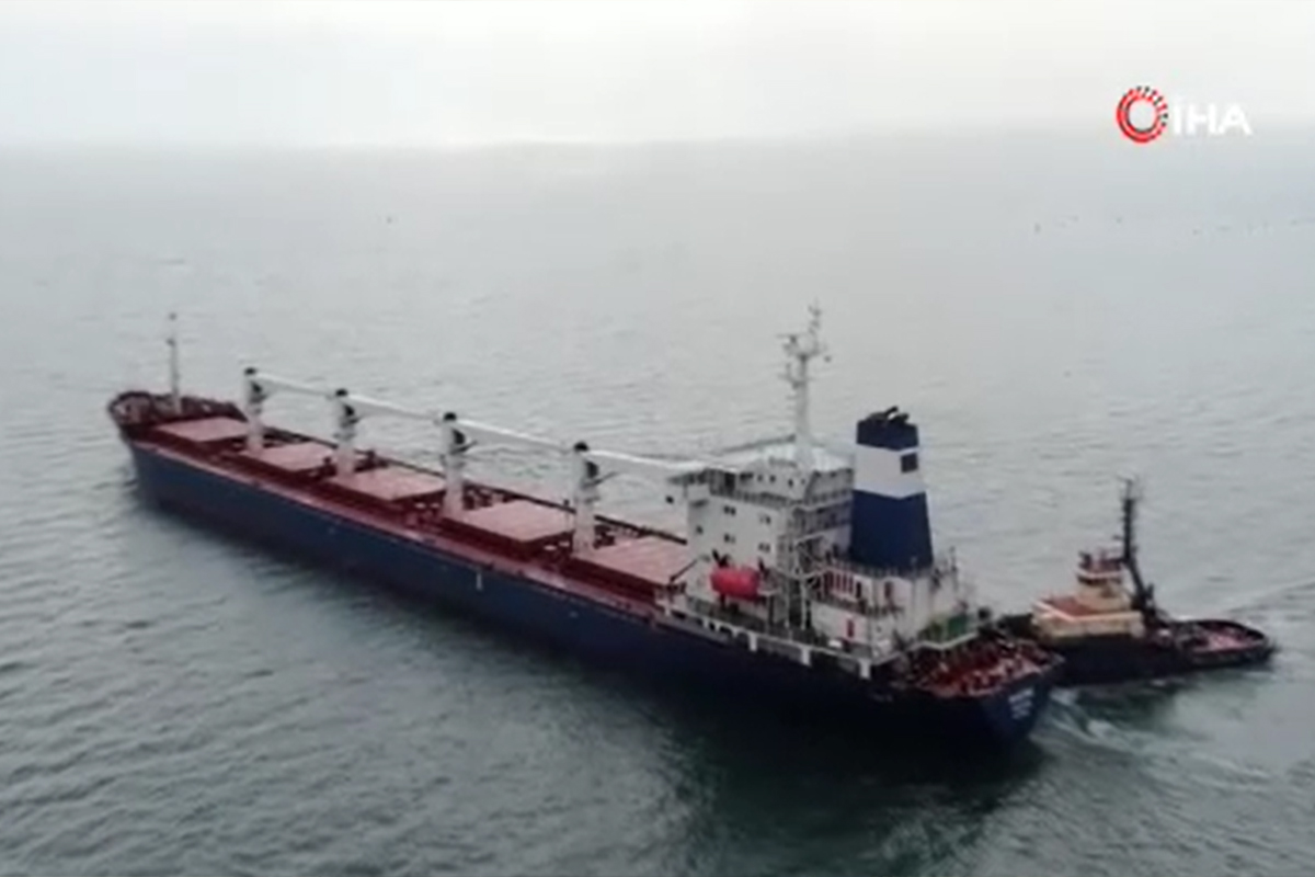 Ukrayna’dan hareket eden tahıl gemisi bu gece İstanbul’a ulaşacak