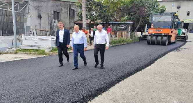 Ünye’de sanayi sitesine konforlu ulaşım