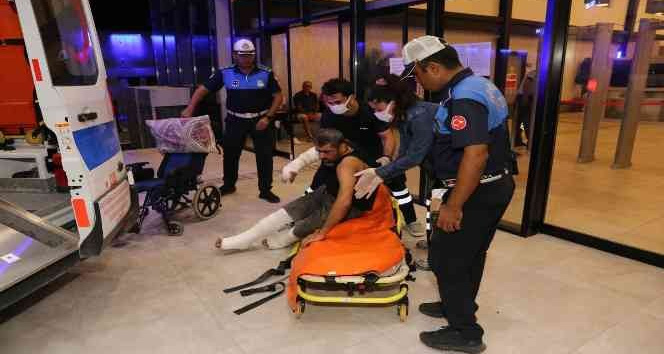 Kıbrıs’ta yaralanan vatandaş deniz otobüsüyle Türkiye’ye getirildi
