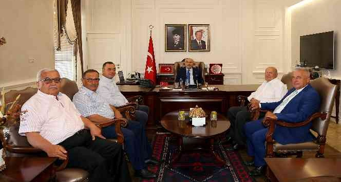 Aydın Ticaret Borsası yönetimi, İzmir Valisi Köşger ile görüştü