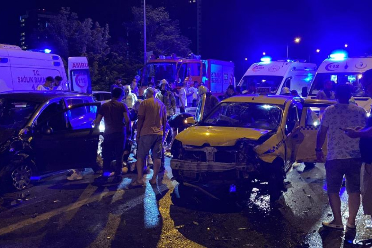 Beşiktaş'ta ters yöne giren otomobil dehşet saçtı: 7 yaralı